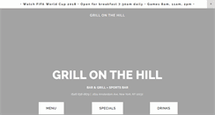 Desktop Screenshot of grillonthehillbar.com